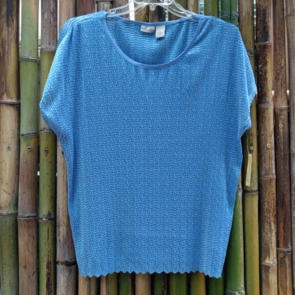 Ladies light blue casual top